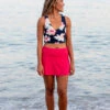 Malia Swim Skirt: Berry