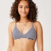 Tamarindo Top: Navy Stripe