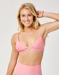 Drea Compression Top: Grapefruit