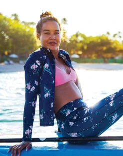 Stella Zip-Up Jacket: Bouquet