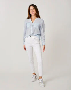 Skyler Skinny Jean: White