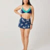 Malia Swim Skirt: Bouquet