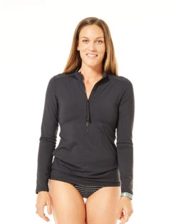 Cruz Rashguard: Black W. Black